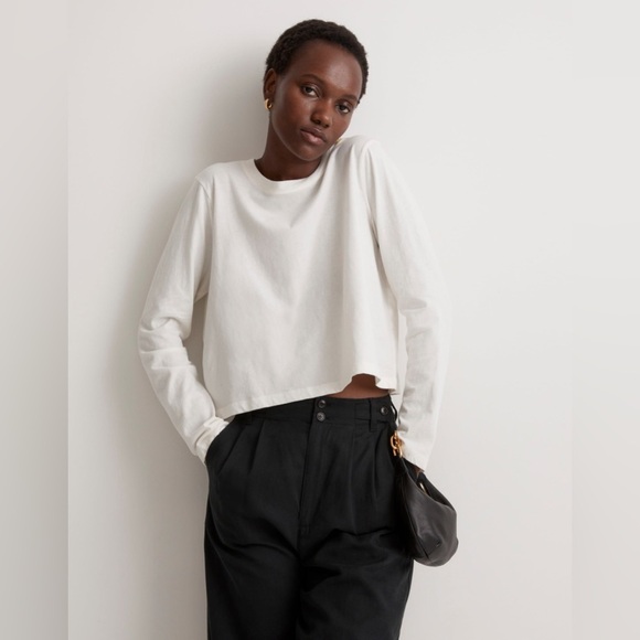 Madewell Women's Tee Madewell Women's Esther Side Slit Tee - 100